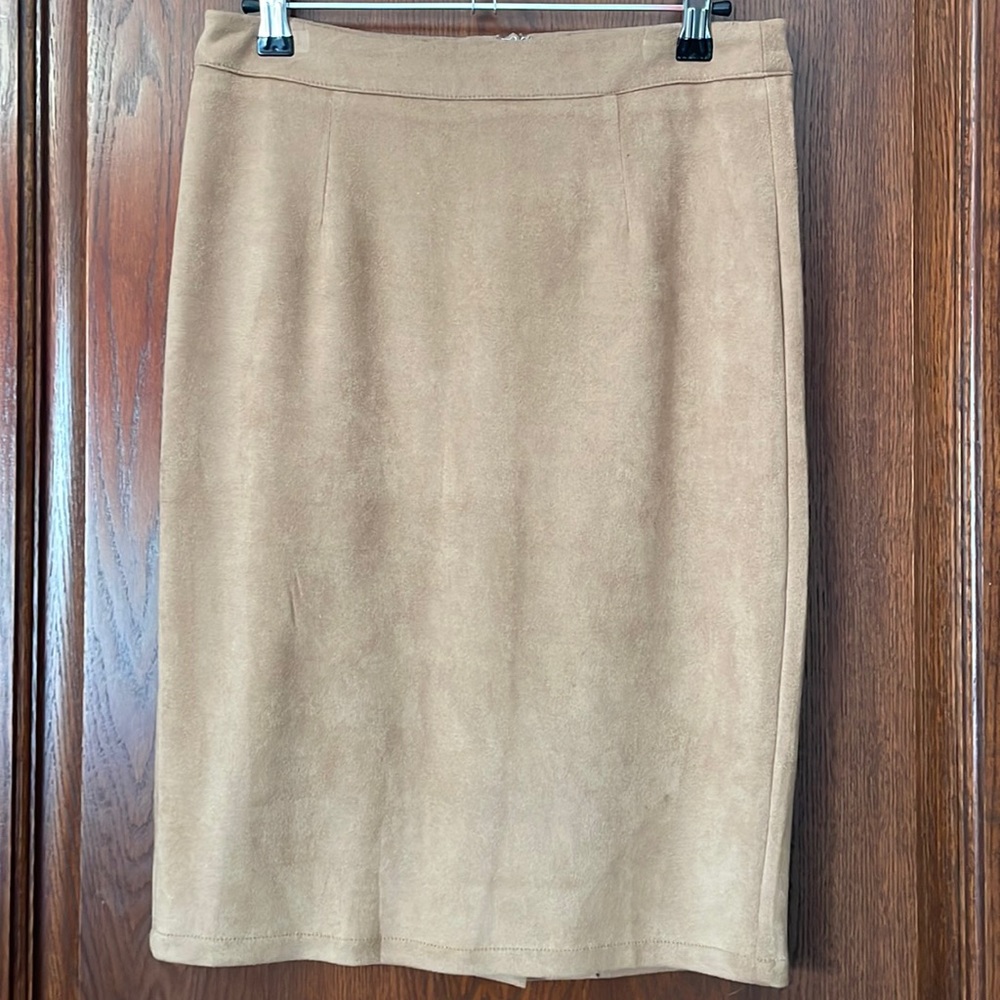 Lulus women’s suede skirt
